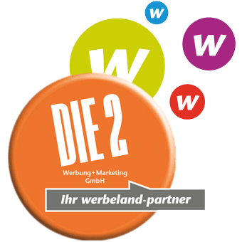 Firmenlogo von Die 2 Werbung + Marketing GmbH, Quickborn in Schleswig-Holstein.